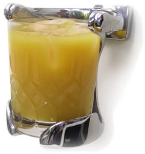 gimbaled cupholder orange